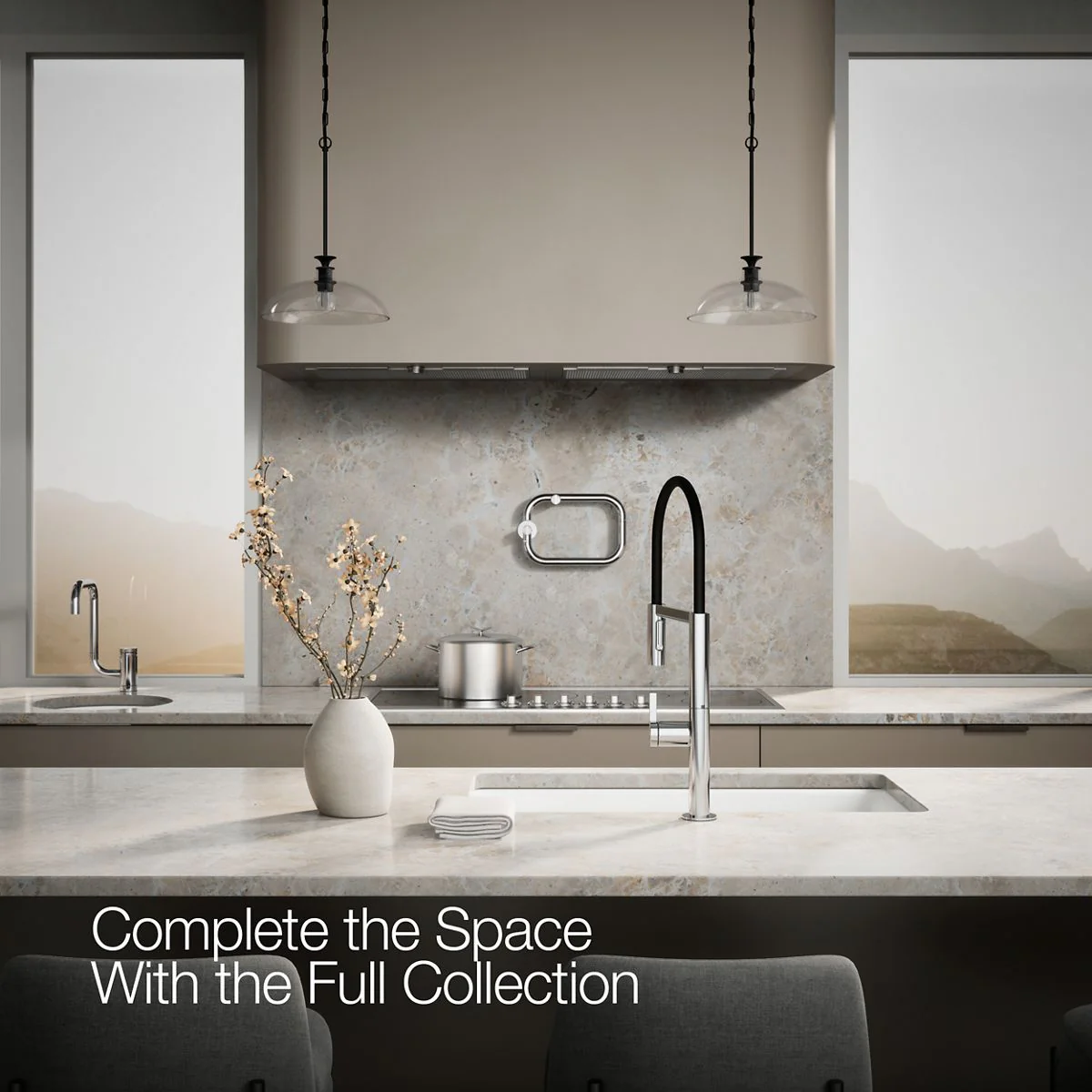 KOHLER K-28267 Components Semi-professional kitchen sink faucet with two-function sprayhead - Image 36