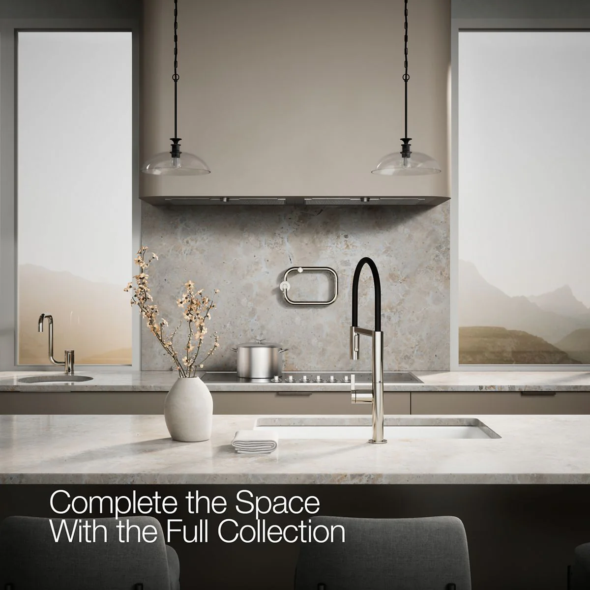 KOHLER K-28267 Components Semi-professional kitchen sink faucet with two-function sprayhead - Image 41