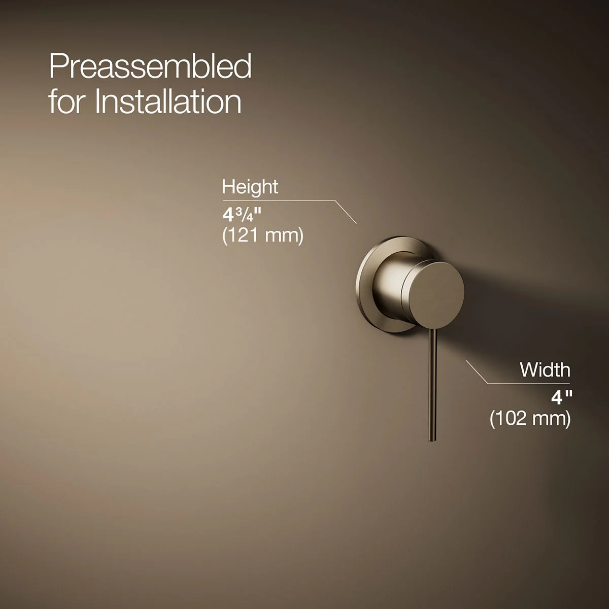 KOHLER K-77980-4A Components Wall-mount bathroom sink faucet handle - Image 26
