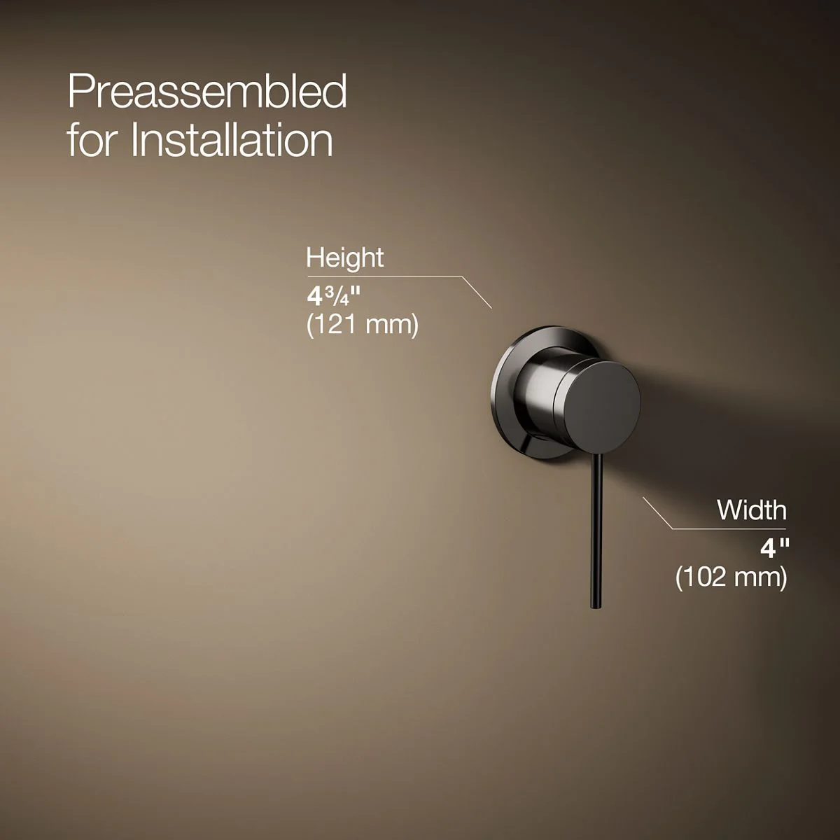 KOHLER K-77980-4A Components Wall-mount bathroom sink faucet handle - Image 46