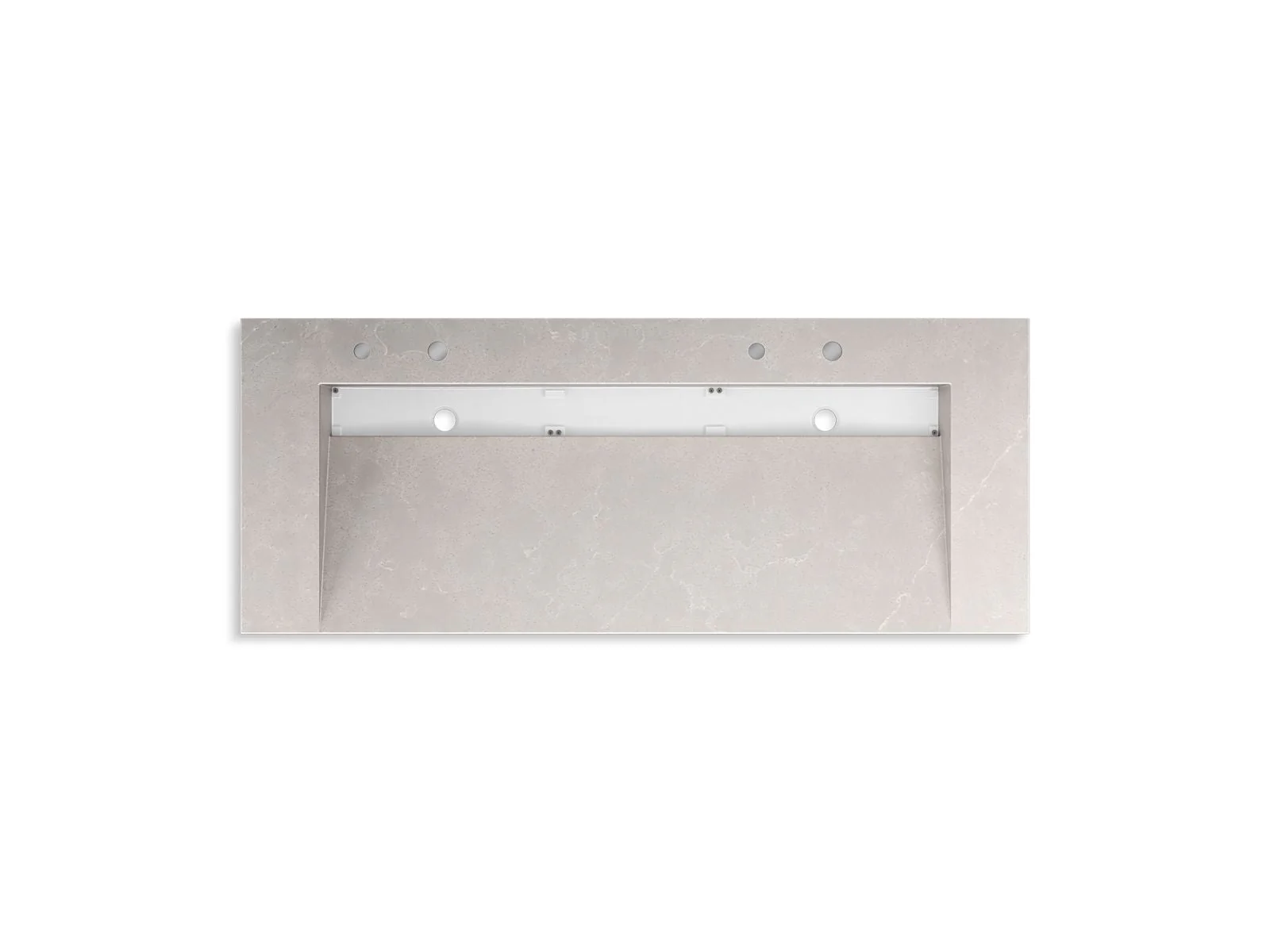 KOHLER K-81032-BSS Constellation 60" wall-mount trough lavatory system - Image 9