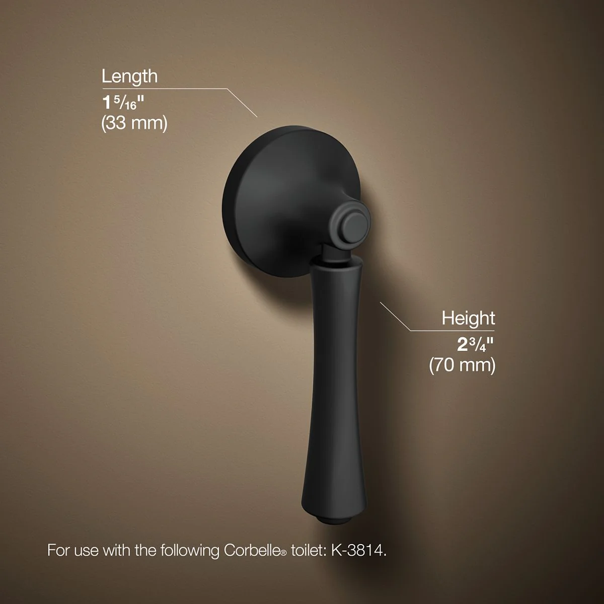 KOHLER K-20120-R Corbelle Right-hand trip lever - Image 8