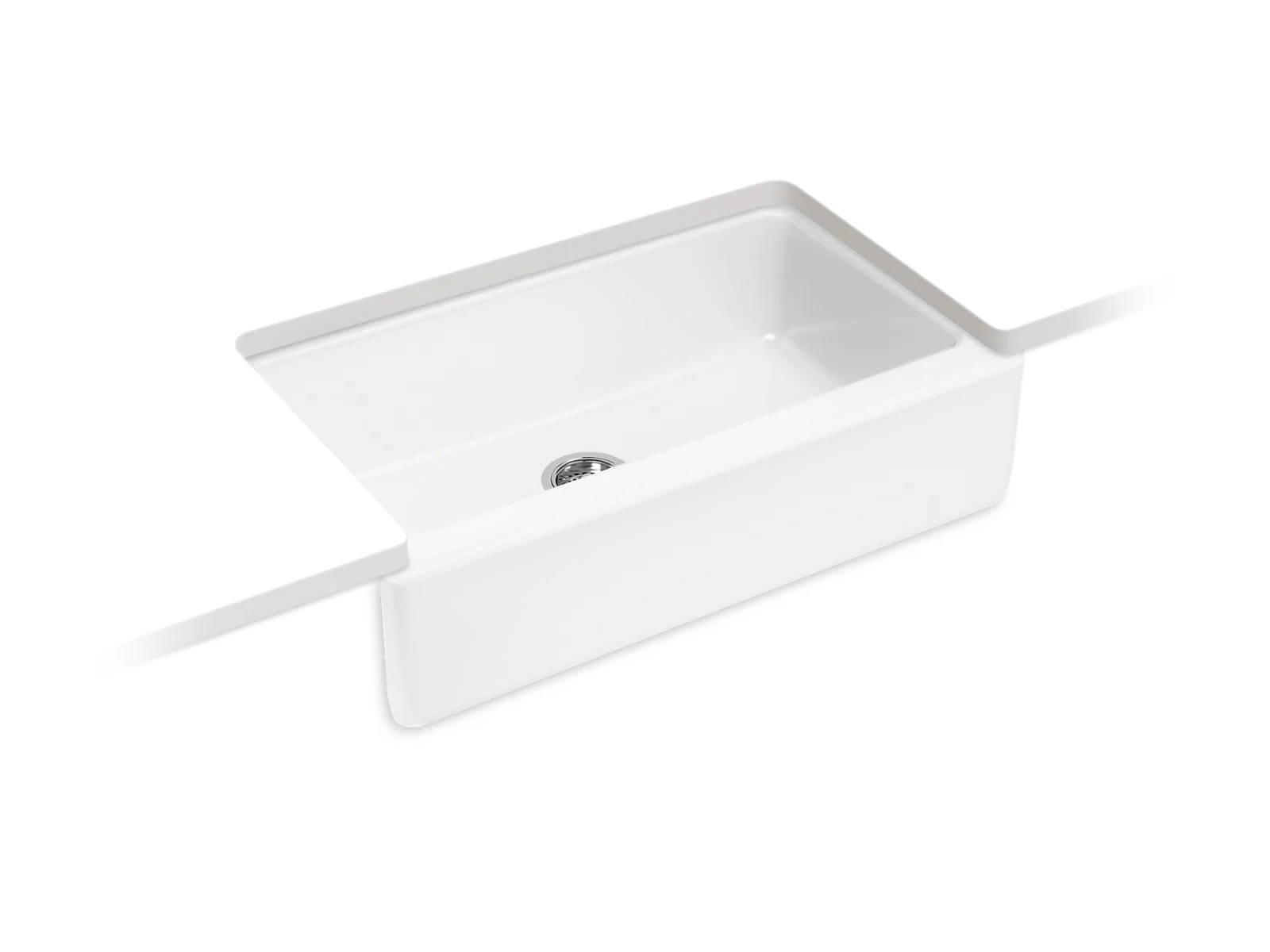 KOHLER K-6546 Dickinson 33" undermount single-bowl farmhouse kitchen sink