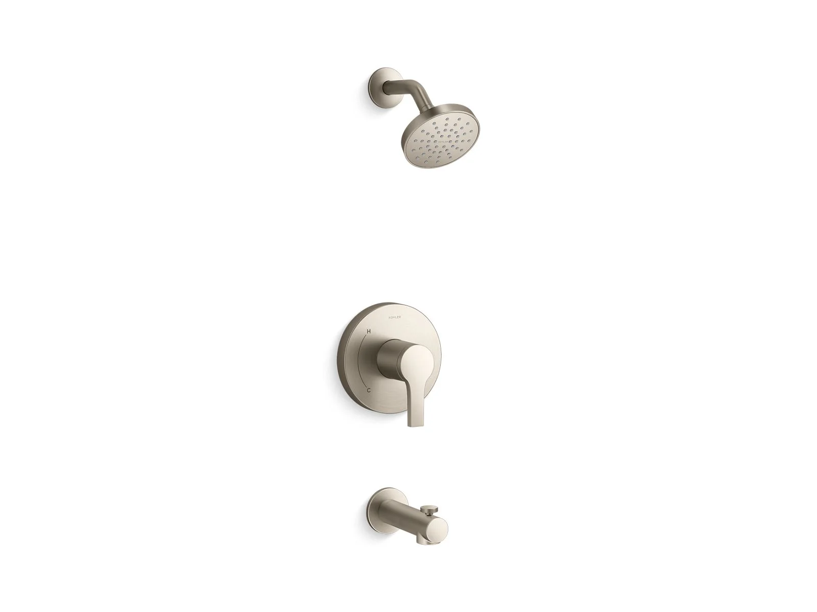 KOHLER Elate Rite-Temp bath and shower trim kit, 2.5 gpm - Image 3