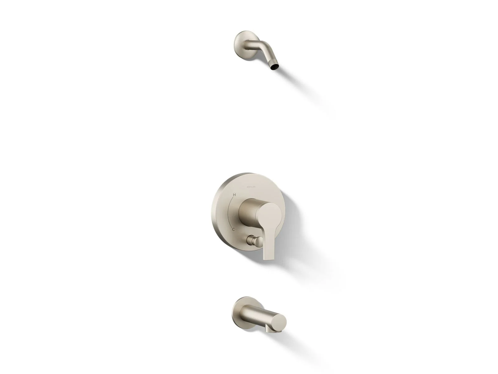 KOHLER Elate Rite-Temp bath and shower trim kit with push-button diverter, without showerhead - Image 15