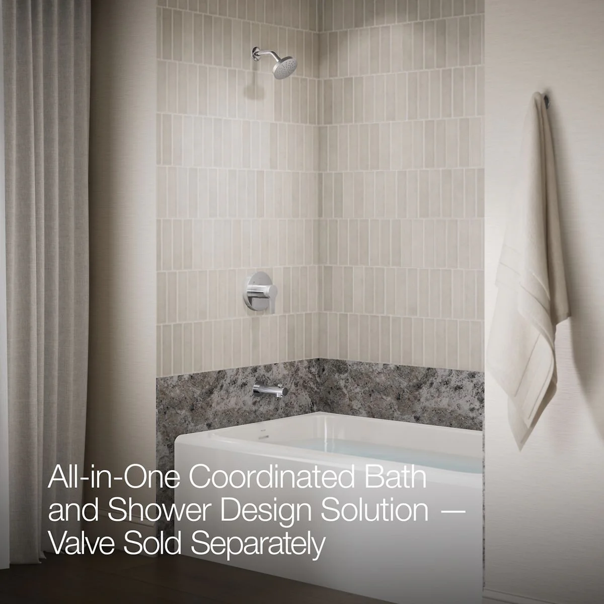 KOHLER Elate Rite-Temp bath and shower trim kit, without showerhead - Image 22