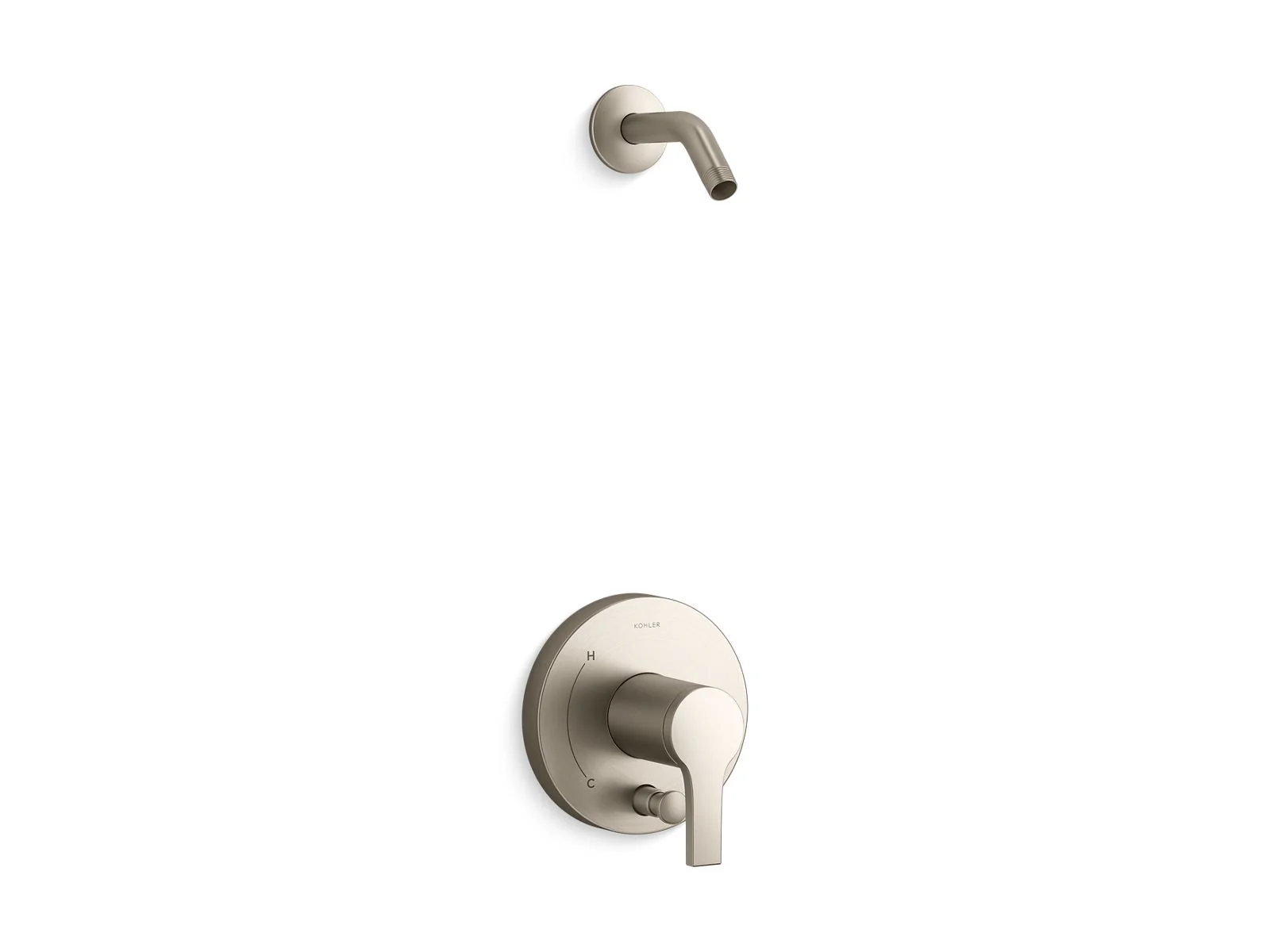 KOHLER Elate Rite-Temp shower trim kit with push-button diverter, without showerhead - Image 6