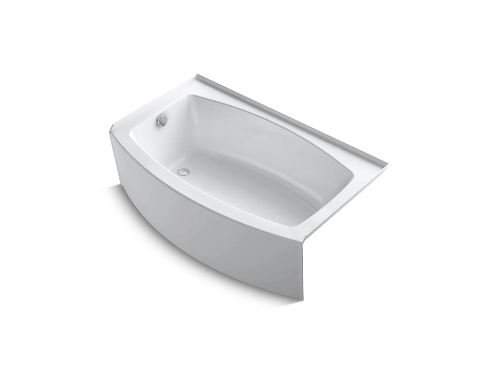 KOHLER K-1118-LA Expanse 60" x 30" alcove bath, left drain