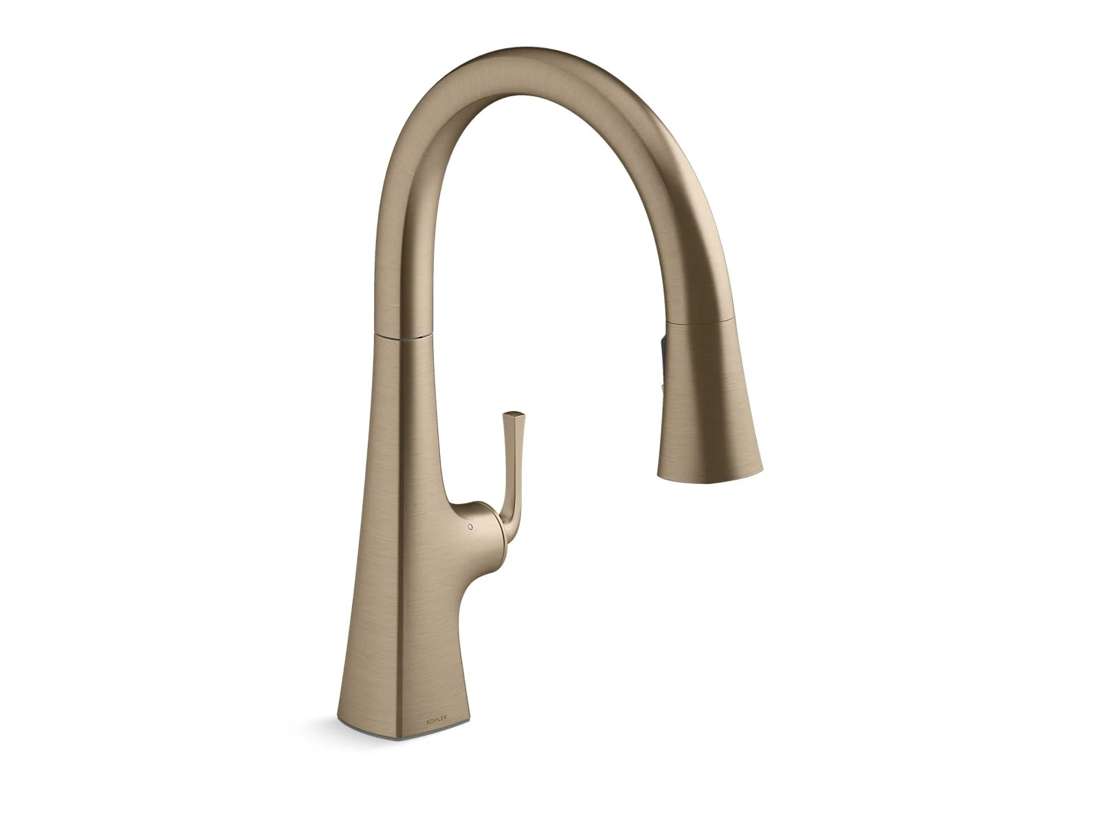 KOHLER K-22068 Graze Touchless pull-down kitchen sink faucet with three-function sprayhead - Image 4