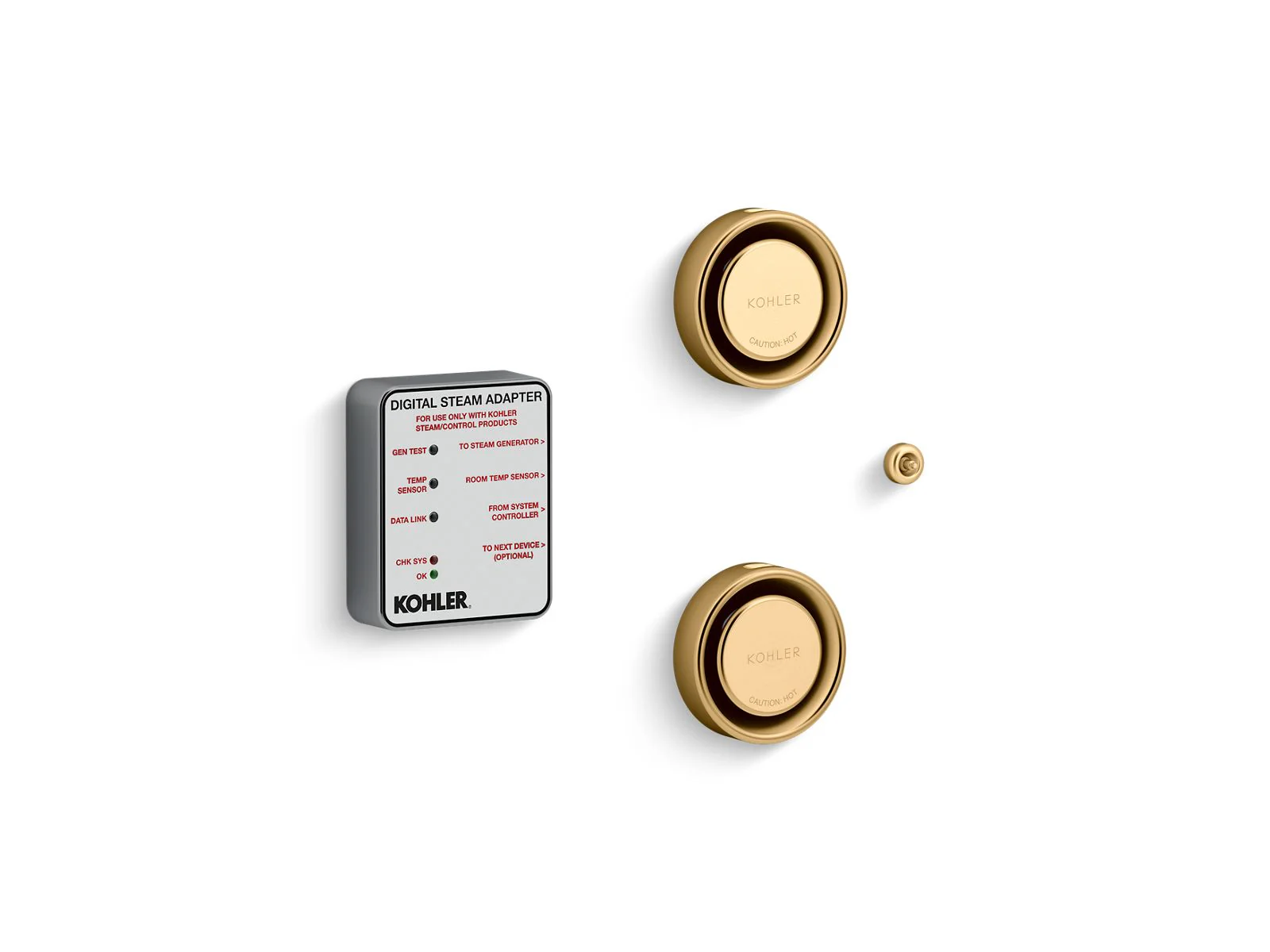 KOHLER K-5549-K1 Invigoration Series Tandem digital steam adapter kit - Image 2