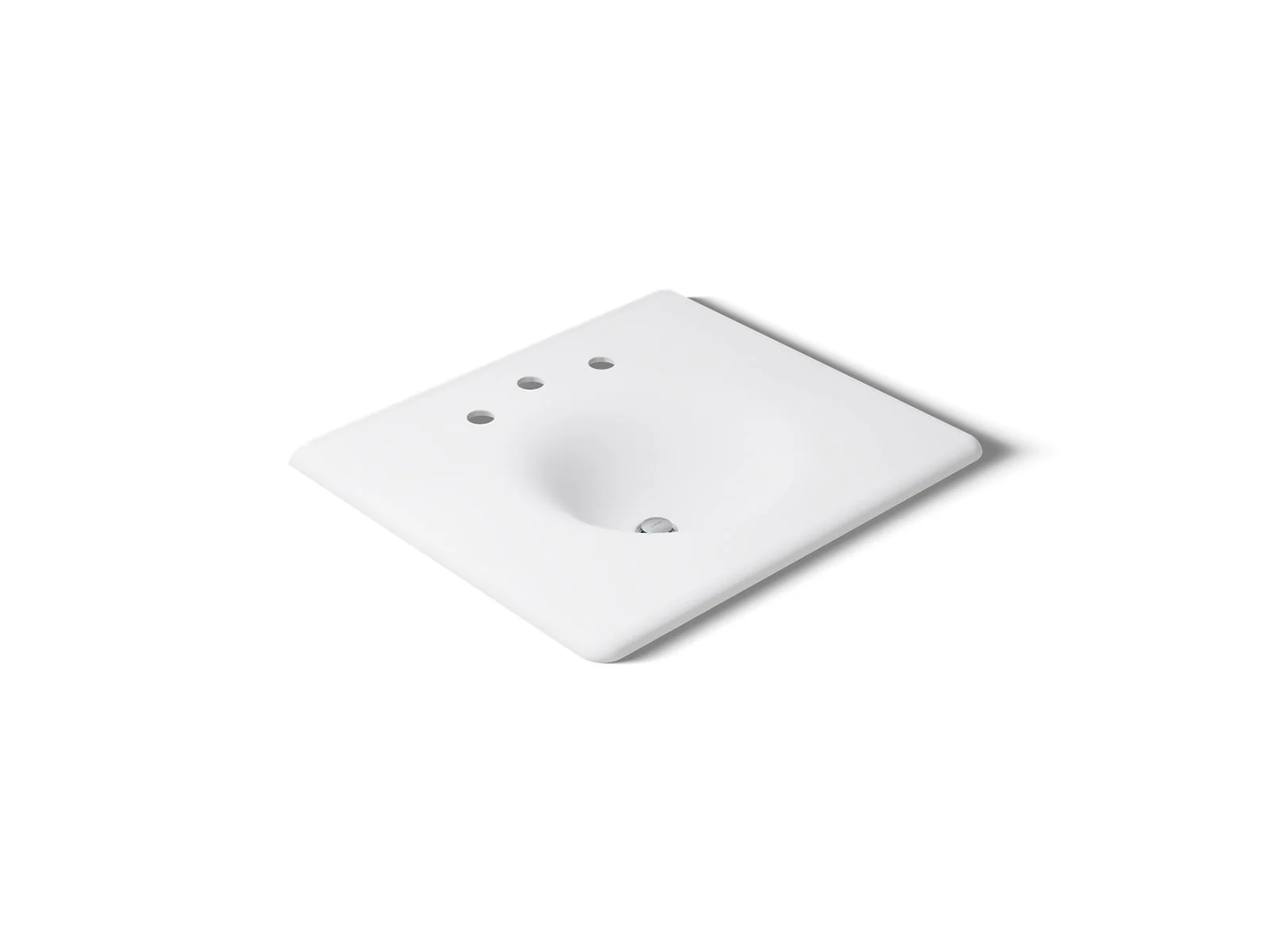 KOHLER Iron/Impressions 25" Enameled cast iron vanity top with integrated round sink - Image 56