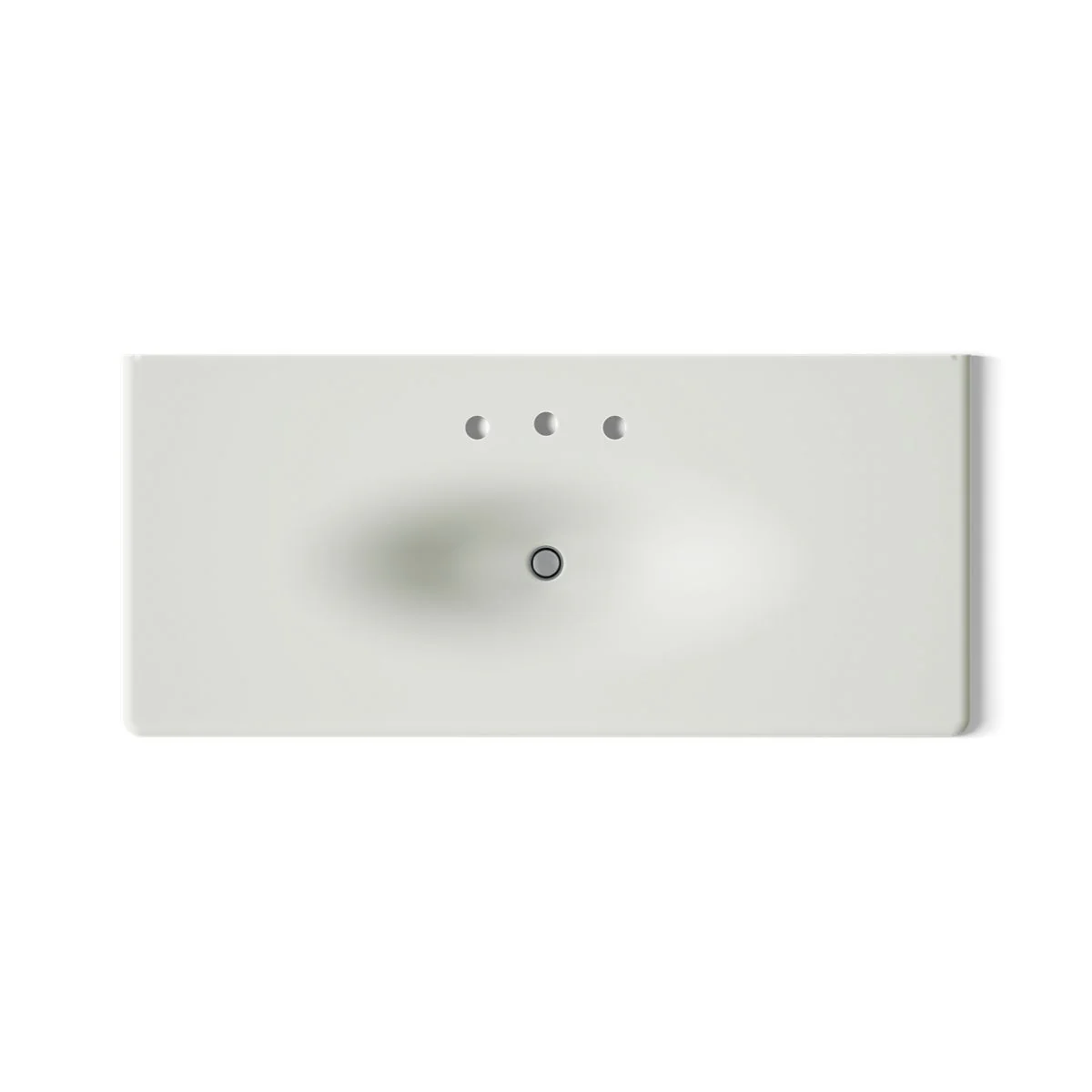 KOHLER Iron/Impressions 49" Enameled cast iron vanity top with integrated oval sink - Image 17