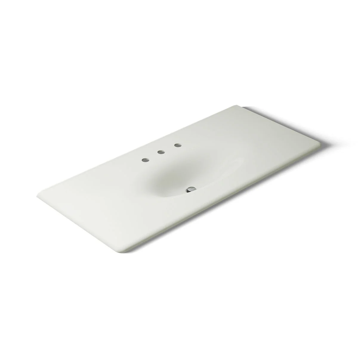 KOHLER Iron/Impressions 49" Enameled cast iron vanity top with integrated oval sink - Image 18