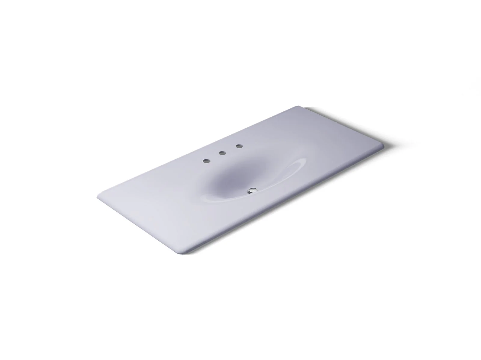 KOHLER Iron/Impressions 49" Enameled cast iron vanity top with integrated oval sink - Image 21