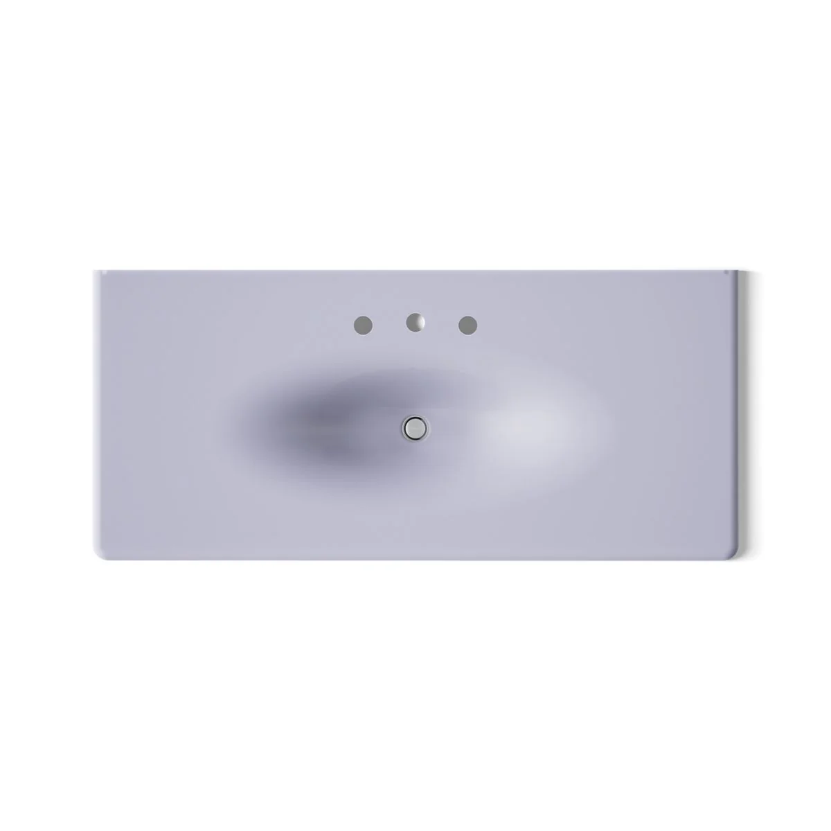 KOHLER Iron/Impressions 49" Enameled cast iron vanity top with integrated oval sink - Image 22