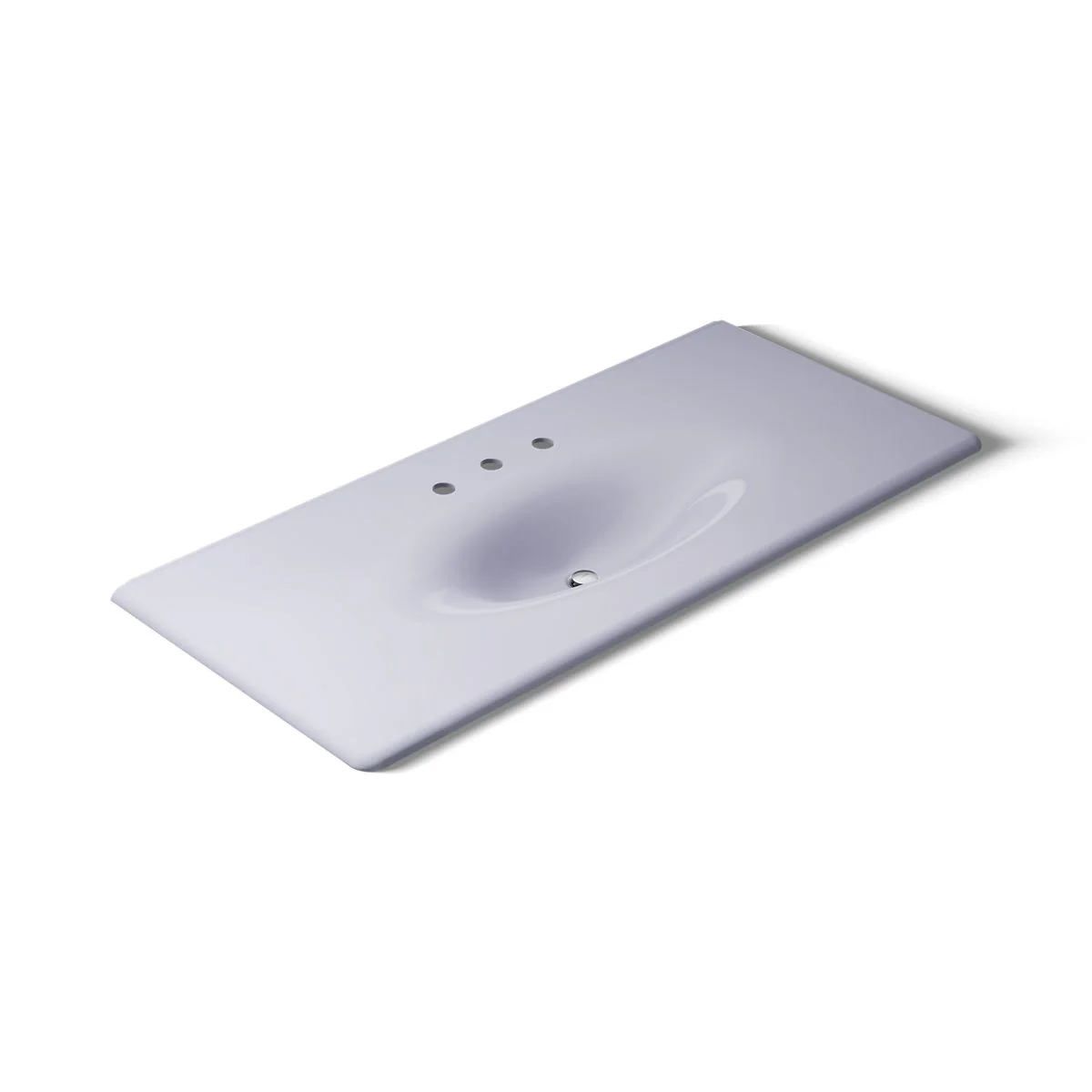 KOHLER Iron/Impressions 49" Enameled cast iron vanity top with integrated oval sink - Image 23