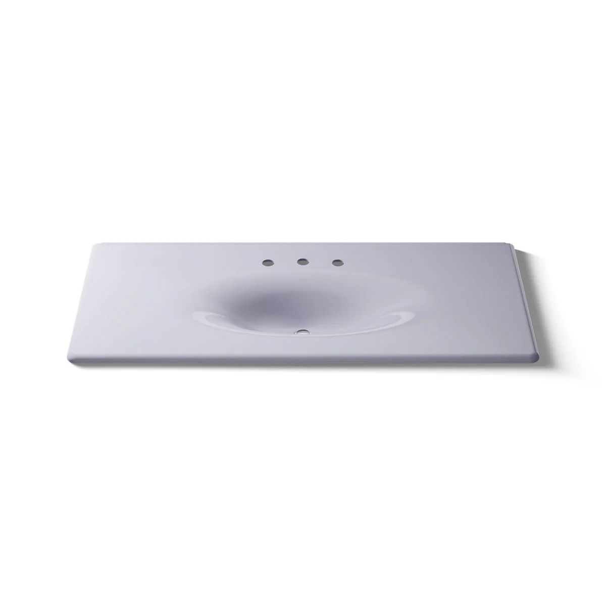 KOHLER Iron/Impressions 49" Enameled cast iron vanity top with integrated oval sink - Image 25