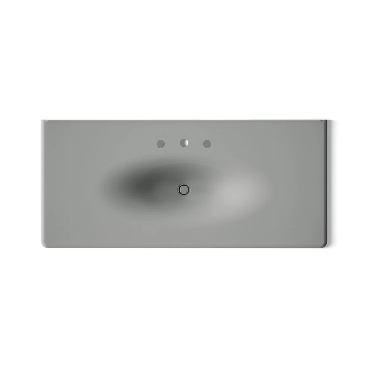 KOHLER Iron/Impressions 49" Enameled cast iron vanity top with integrated oval sink - Image 27