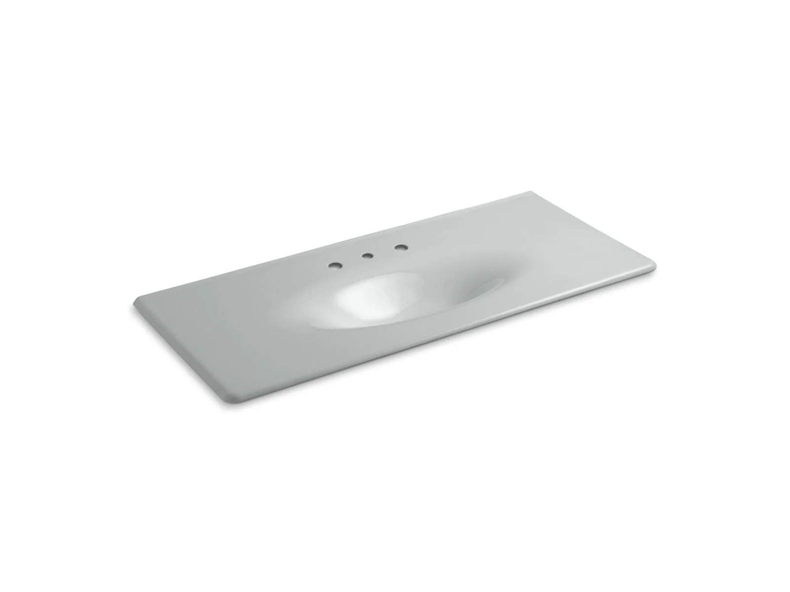 KOHLER Iron/Impressions 49" Enameled cast iron vanity top with integrated oval sink - Image 3