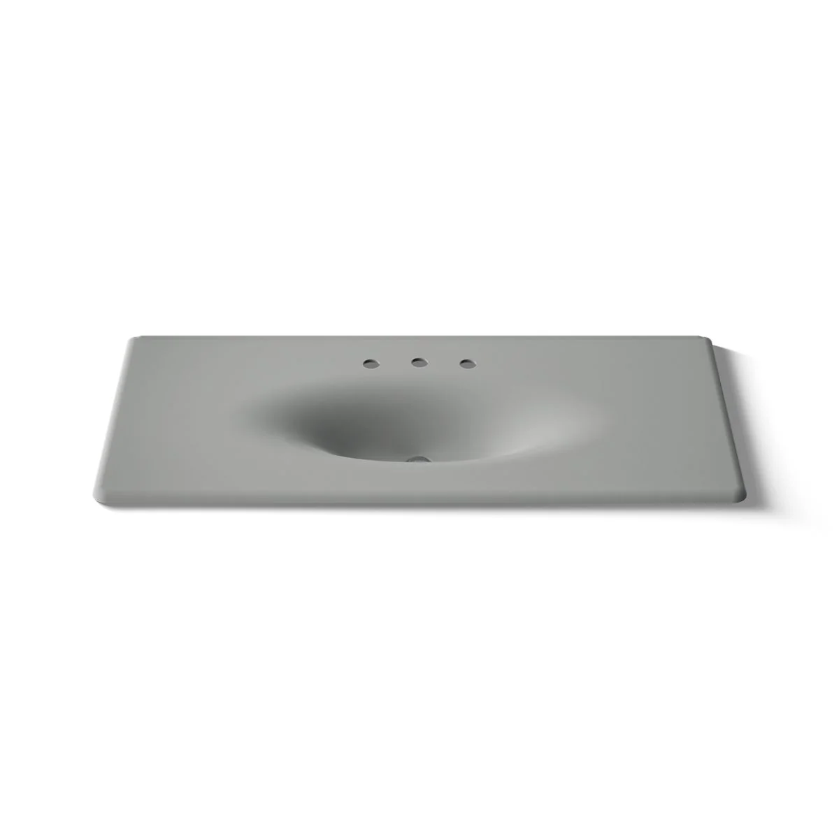 KOHLER Iron/Impressions 49" Enameled cast iron vanity top with integrated oval sink - Image 30