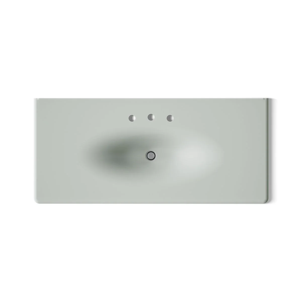 KOHLER Iron/Impressions 49" Enameled cast iron vanity top with integrated oval sink - Image 32