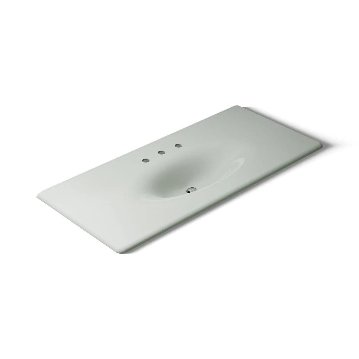 KOHLER Iron/Impressions 49" Enameled cast iron vanity top with integrated oval sink - Image 33