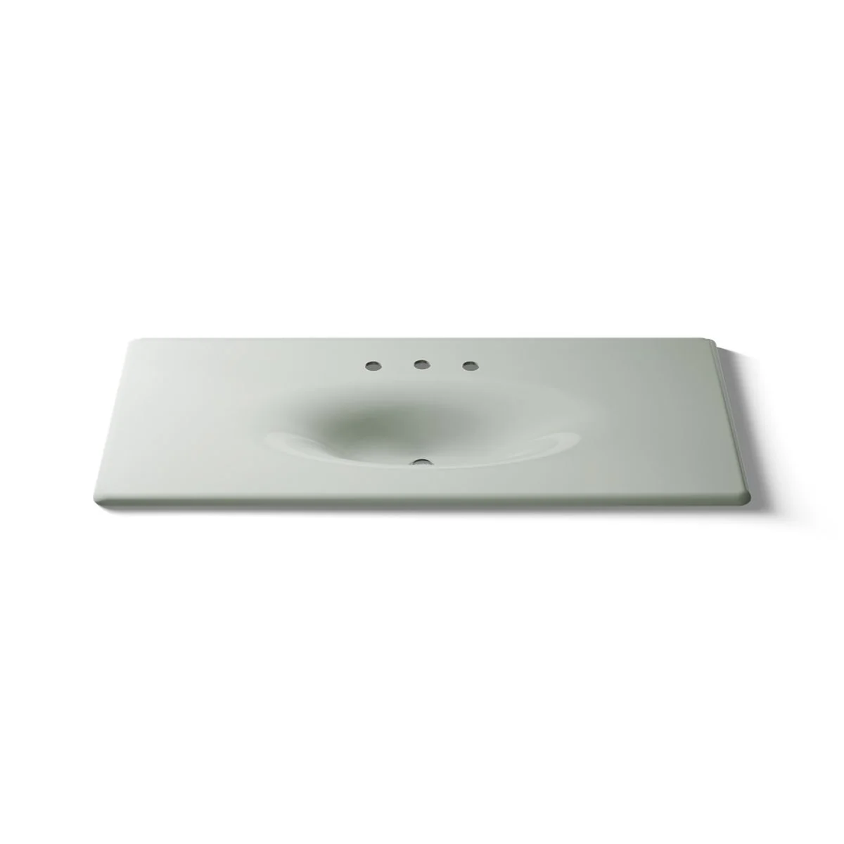 KOHLER Iron/Impressions 49" Enameled cast iron vanity top with integrated oval sink - Image 35