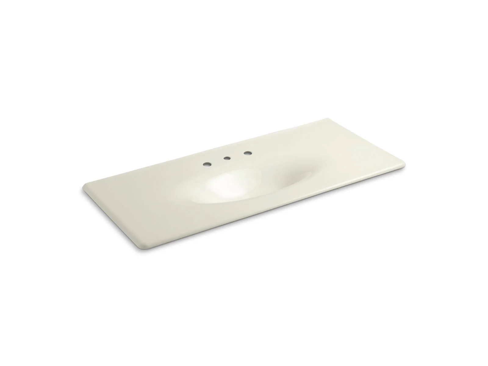 KOHLER Iron/Impressions 49" Enameled cast iron vanity top with integrated oval sink - Image 4