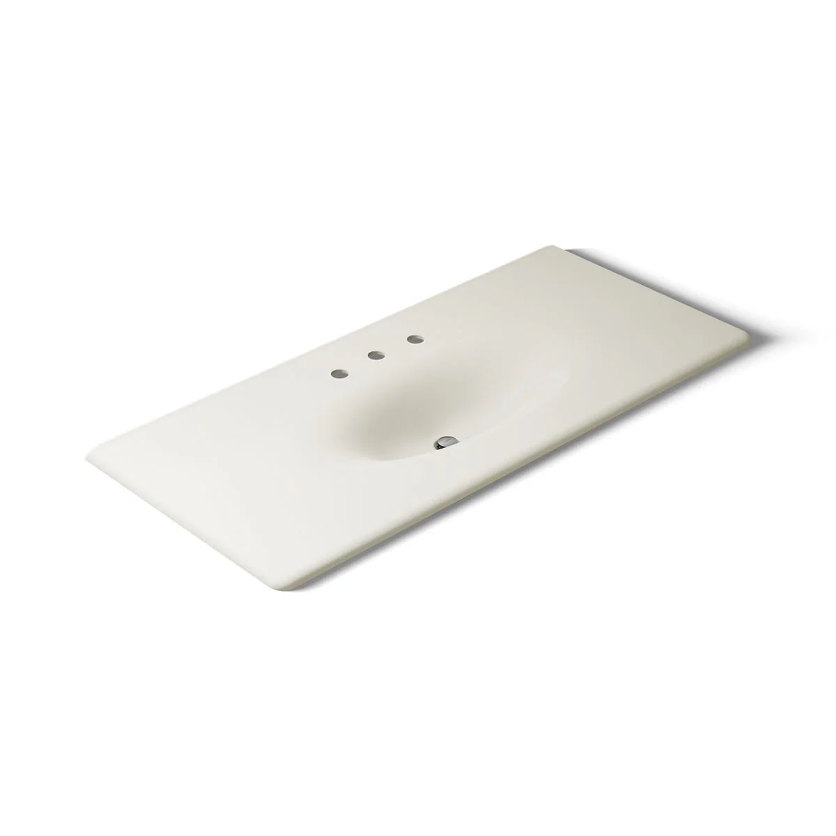 KOHLER Iron/Impressions 49" Enameled cast iron vanity top with integrated oval sink - Image 42