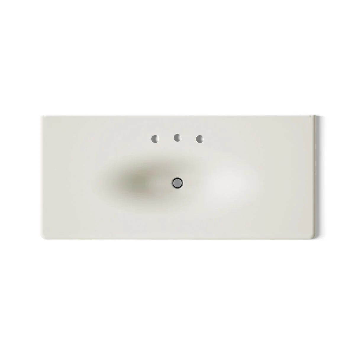KOHLER Iron/Impressions 49" Enameled cast iron vanity top with integrated oval sink - Image 45