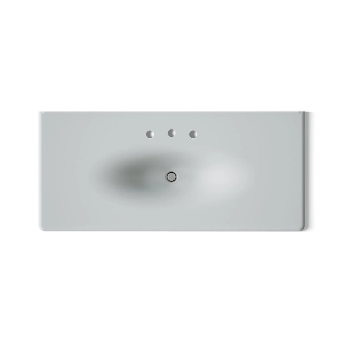 KOHLER Iron/Impressions 49" Enameled cast iron vanity top with integrated oval sink - Image 47