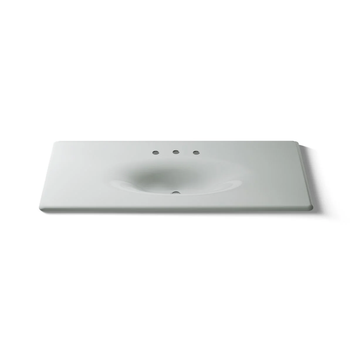 KOHLER Iron/Impressions 49" Enameled cast iron vanity top with integrated oval sink - Image 49