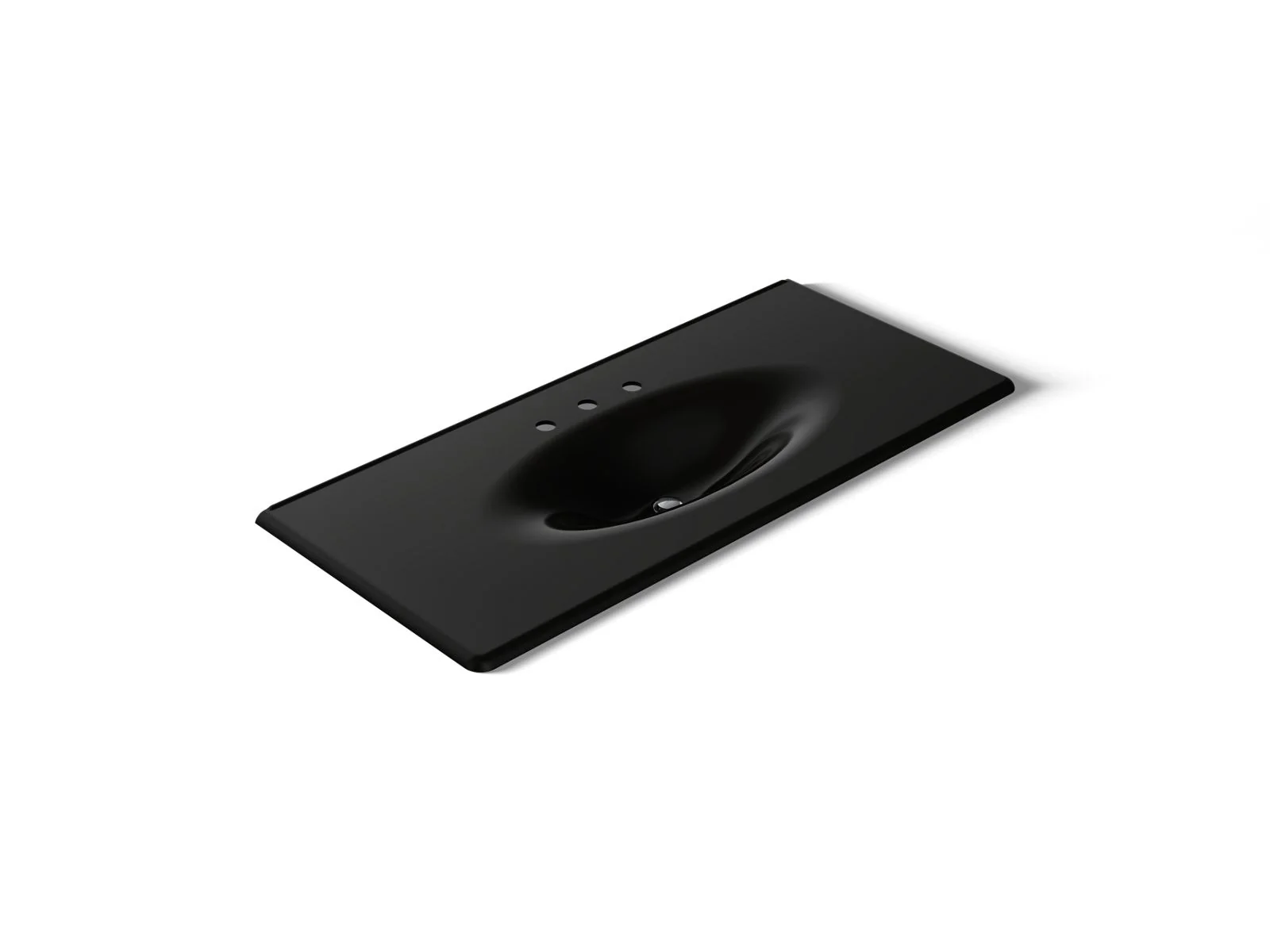 KOHLER Iron/Impressions 49" Enameled cast iron vanity top with integrated oval sink - Image 51