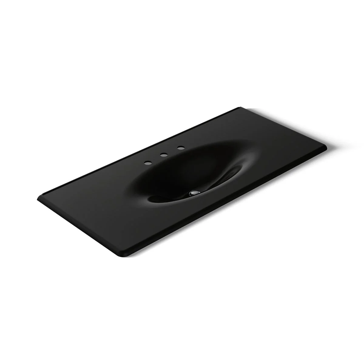 KOHLER Iron/Impressions 49" Enameled cast iron vanity top with integrated oval sink - Image 53