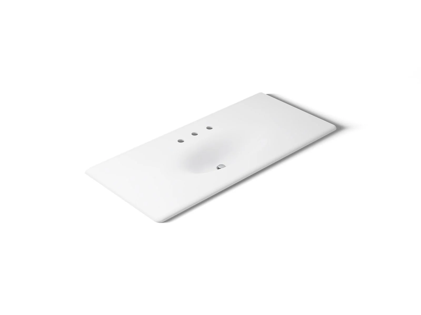 KOHLER Iron/Impressions 49" Enameled cast iron vanity top with integrated oval sink - Image 56