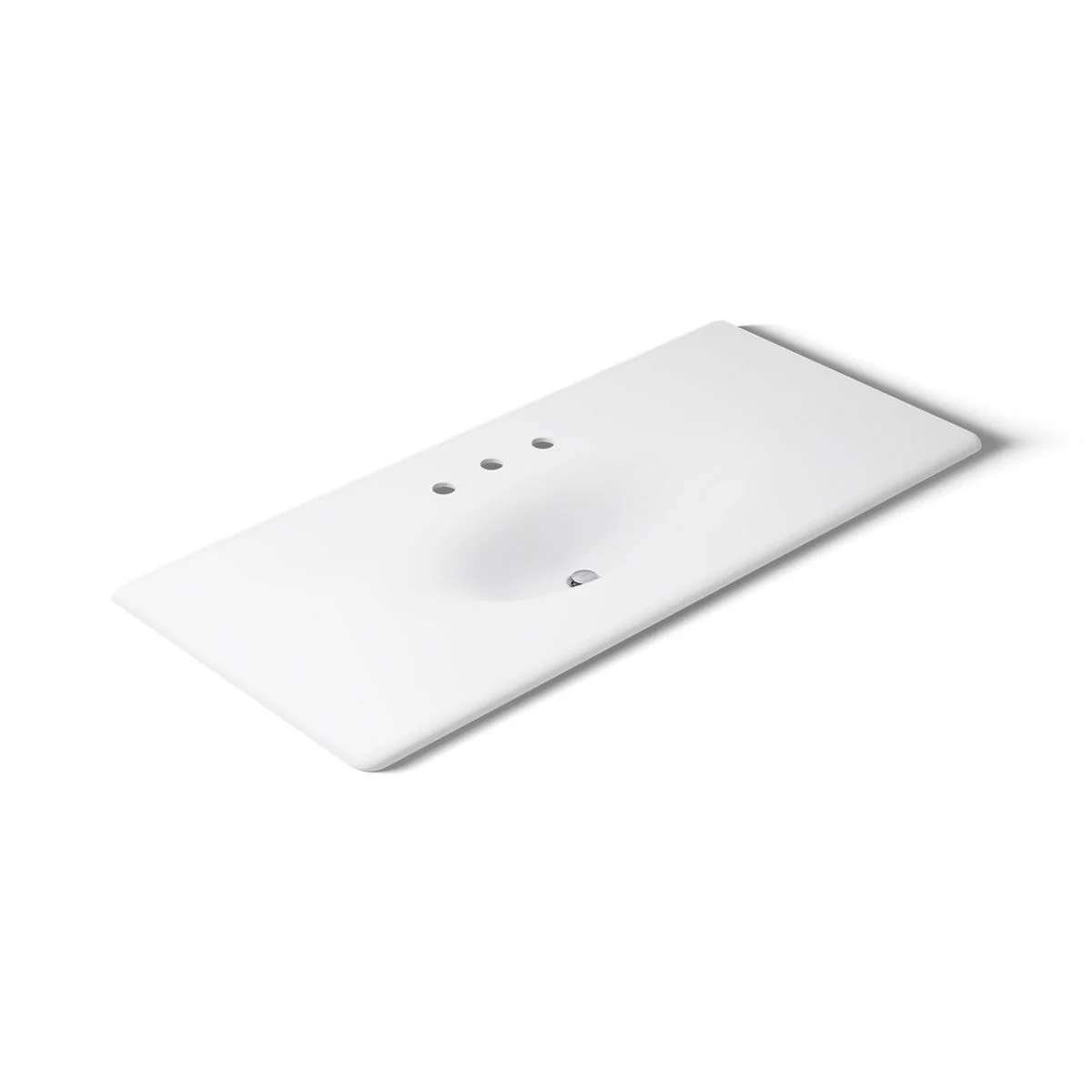 KOHLER Iron/Impressions 49" Enameled cast iron vanity top with integrated oval sink - Image 57