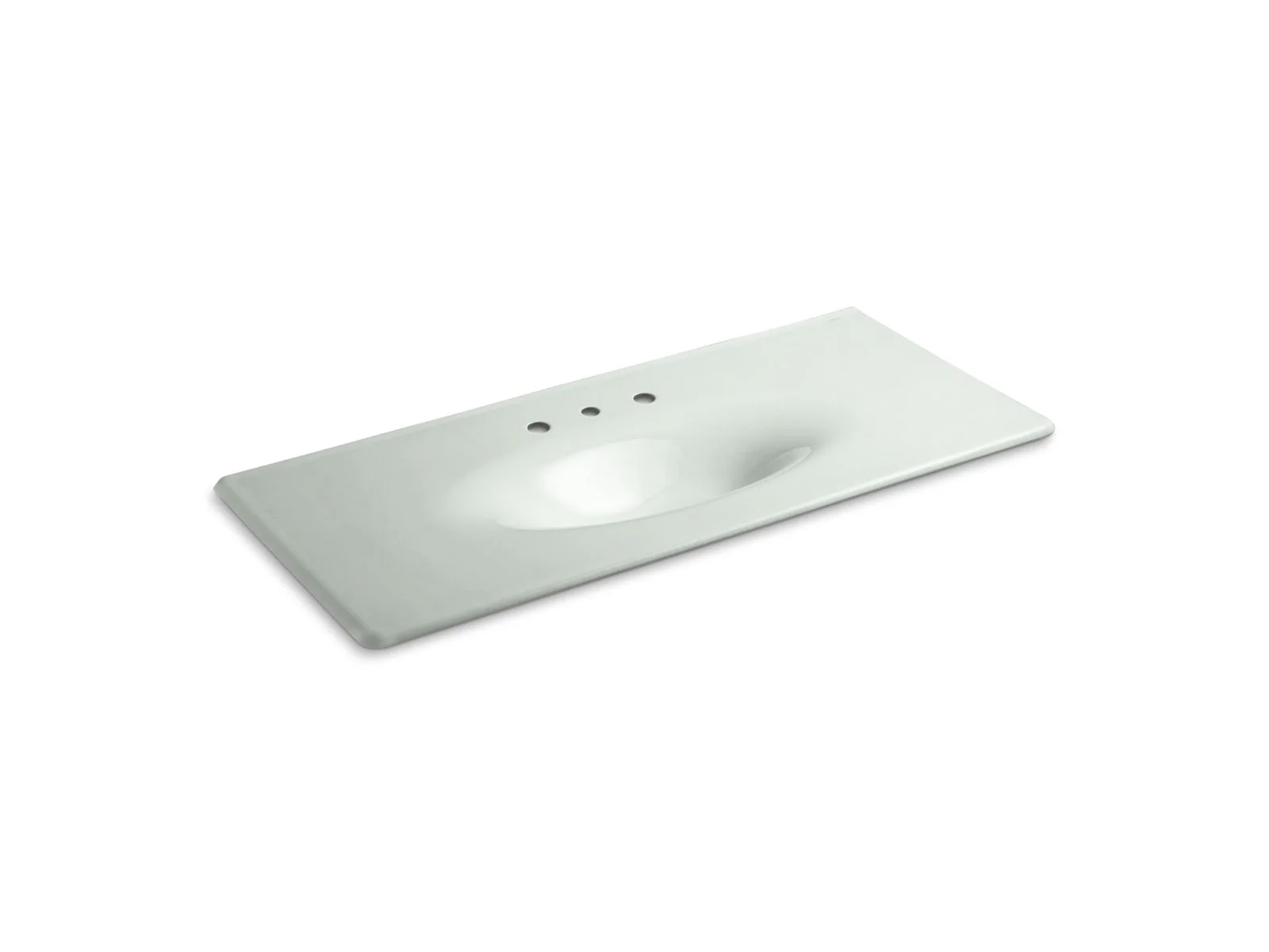 KOHLER Iron/Impressions 49" Enameled cast iron vanity top with integrated oval sink - Image 6