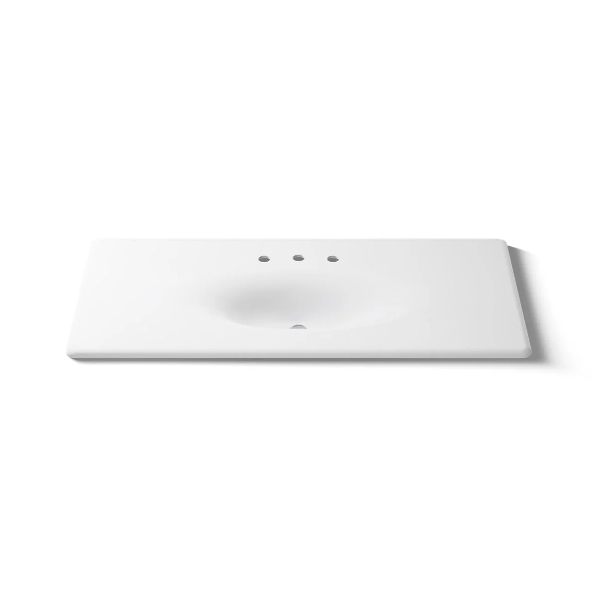 KOHLER Iron/Impressions 49" Enameled cast iron vanity top with integrated oval sink - Image 60