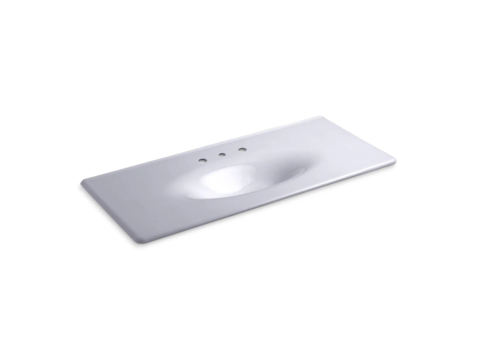 KOHLER Iron/Impressions 49" Enameled cast iron vanity top with integrated oval sink - Image 8