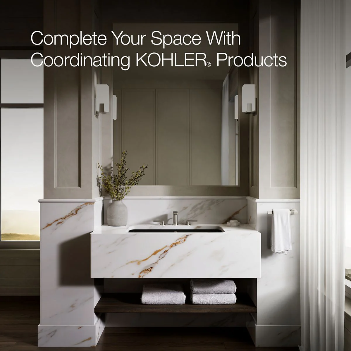 KOHLER K-20212 Iron Plains 30" rectangular drop-in/undermount bathroom sink - Image 21