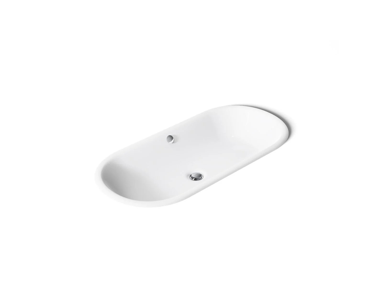 KOHLER K-20213 Iron Plains 33" oval drop-in/undermount bathroom sink - Image 27
