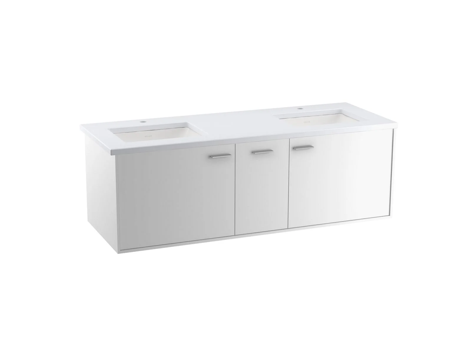 KOHLER K-99548 Jute 60" wall-hung bathroom vanity cabinet