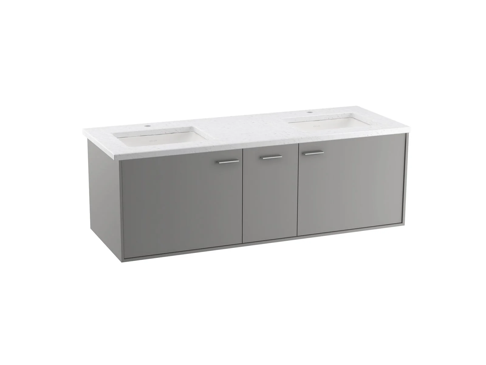 KOHLER K-99548 Jute 60" wall-hung bathroom vanity cabinet - Image 3