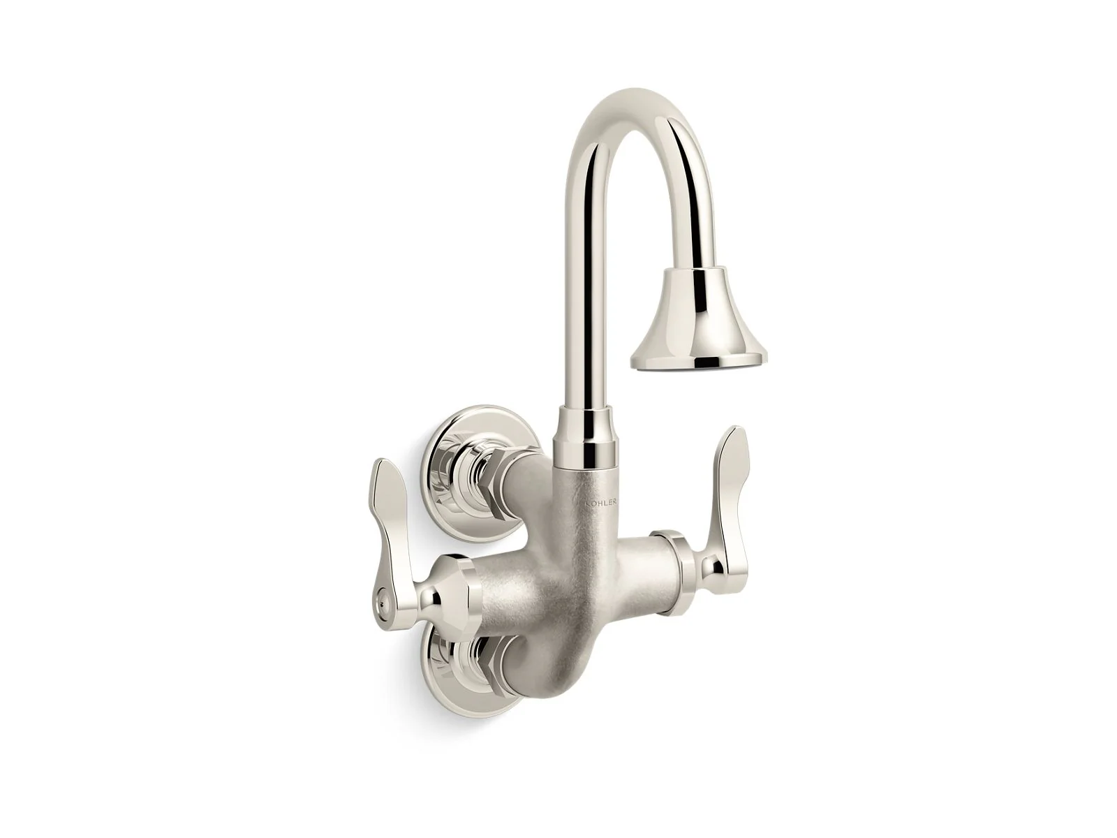 KOHLER K-730T70-4AJR Triton Bowe Cannock Wall-mount lavatory faucet, 1.2 gpm - Image 2