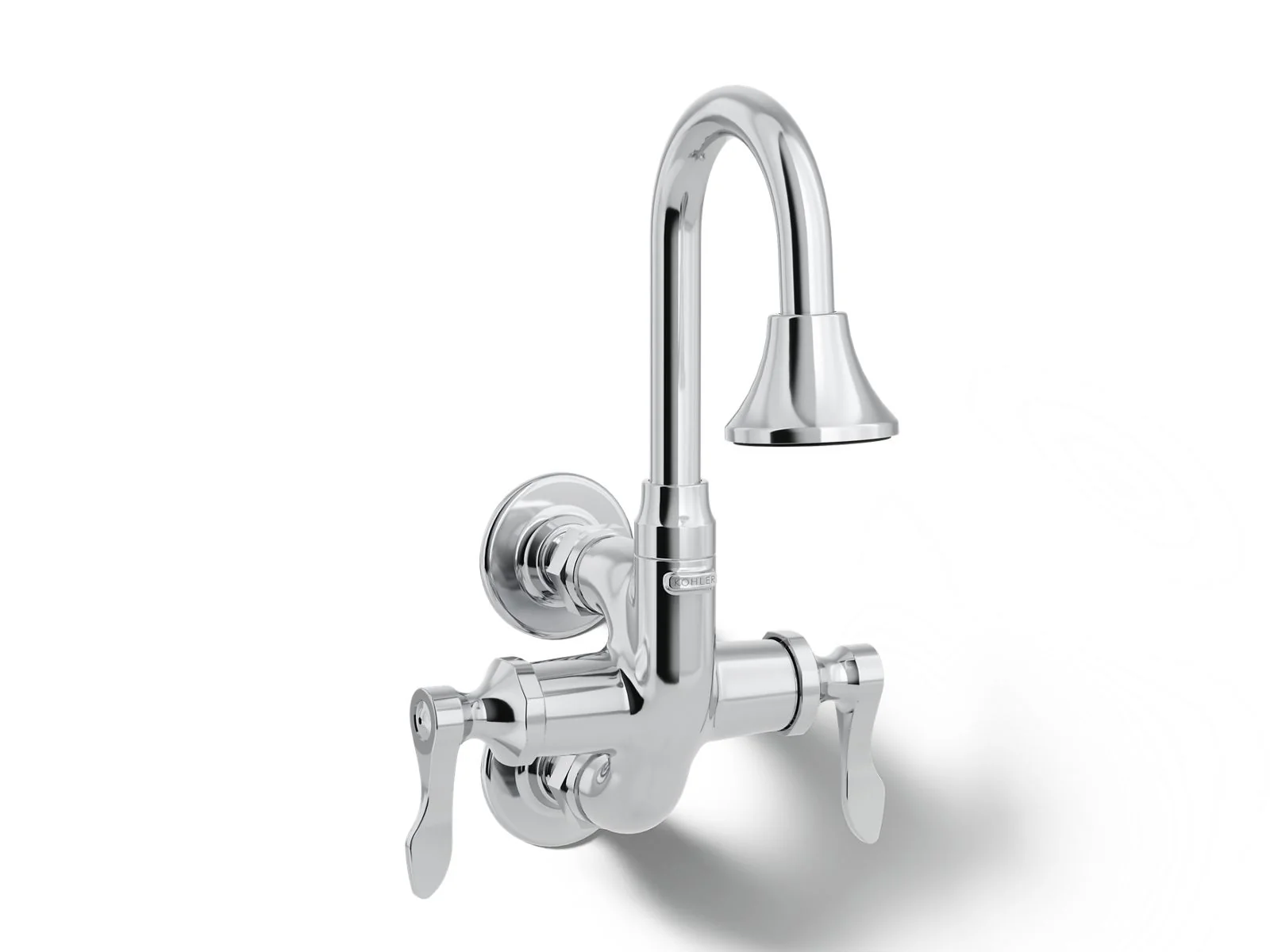 KOHLER K-730T70-4AJR Triton Bowe Cannock Wall-mount lavatory faucet, 1.2 gpm - Image 8
