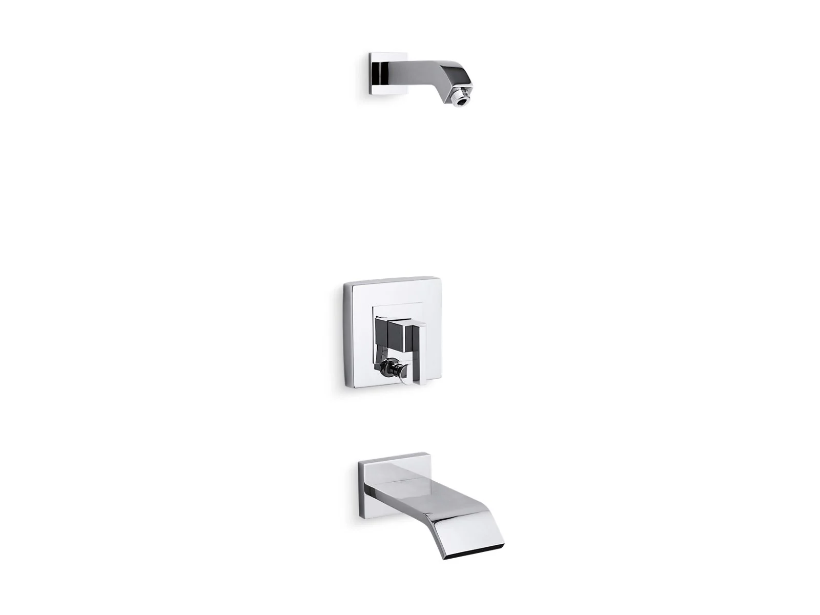 KOHLER K-T14664-4L Loure Rite-Temp bath and shower trim kit with push-button diverter, without showerhead - Image 4