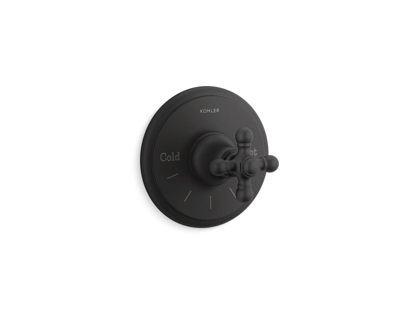 KOHLER K-T72769-3 Artifacts MasterShower temperature control valve trim with cross handle - Image 17