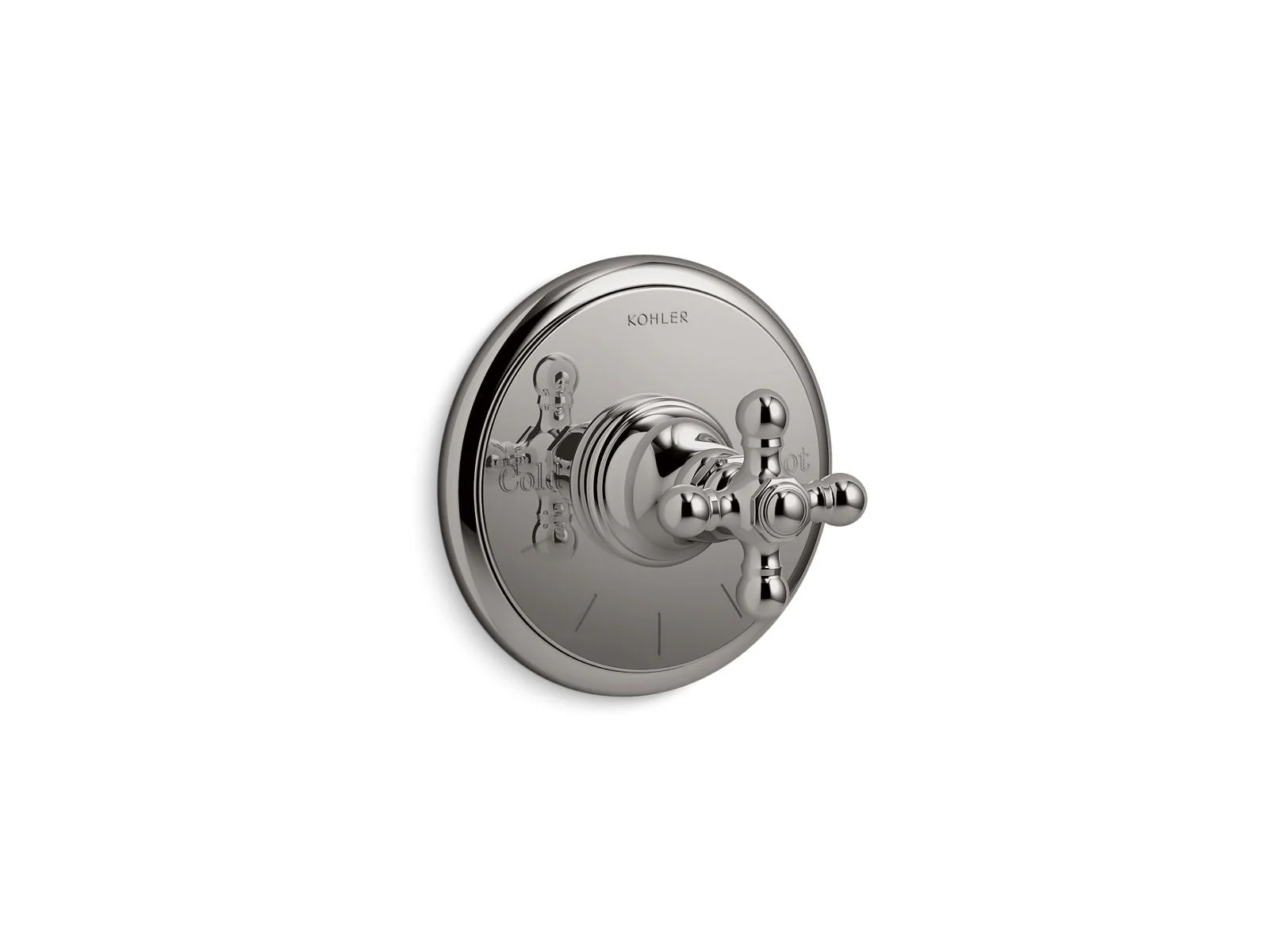 KOHLER K-T72769-3 Artifacts MasterShower temperature control valve trim with cross handle - Image 9