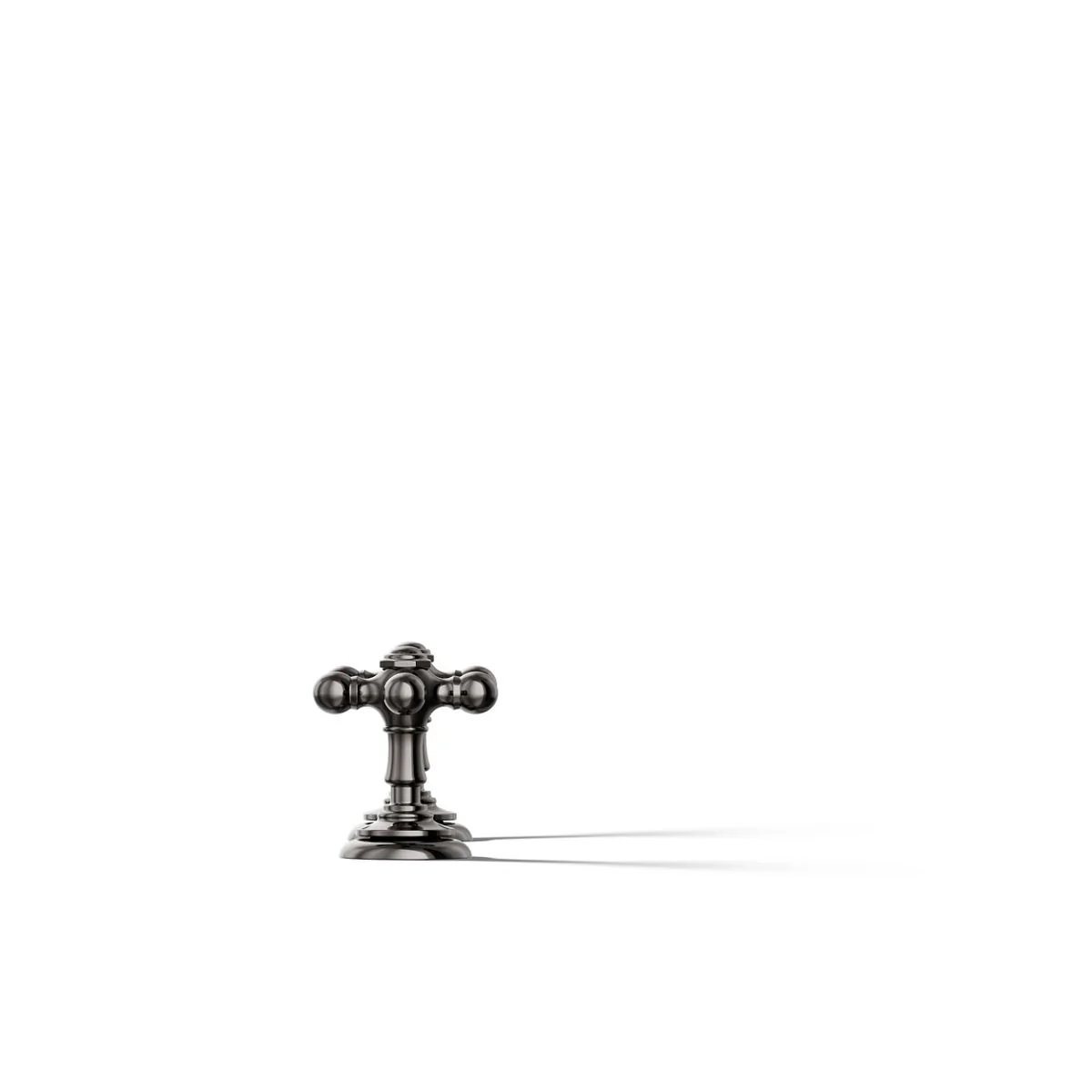 KOHLER K-T98071-3 Artifacts Deck-mount bath faucet handle trim with Cross design - Image 49