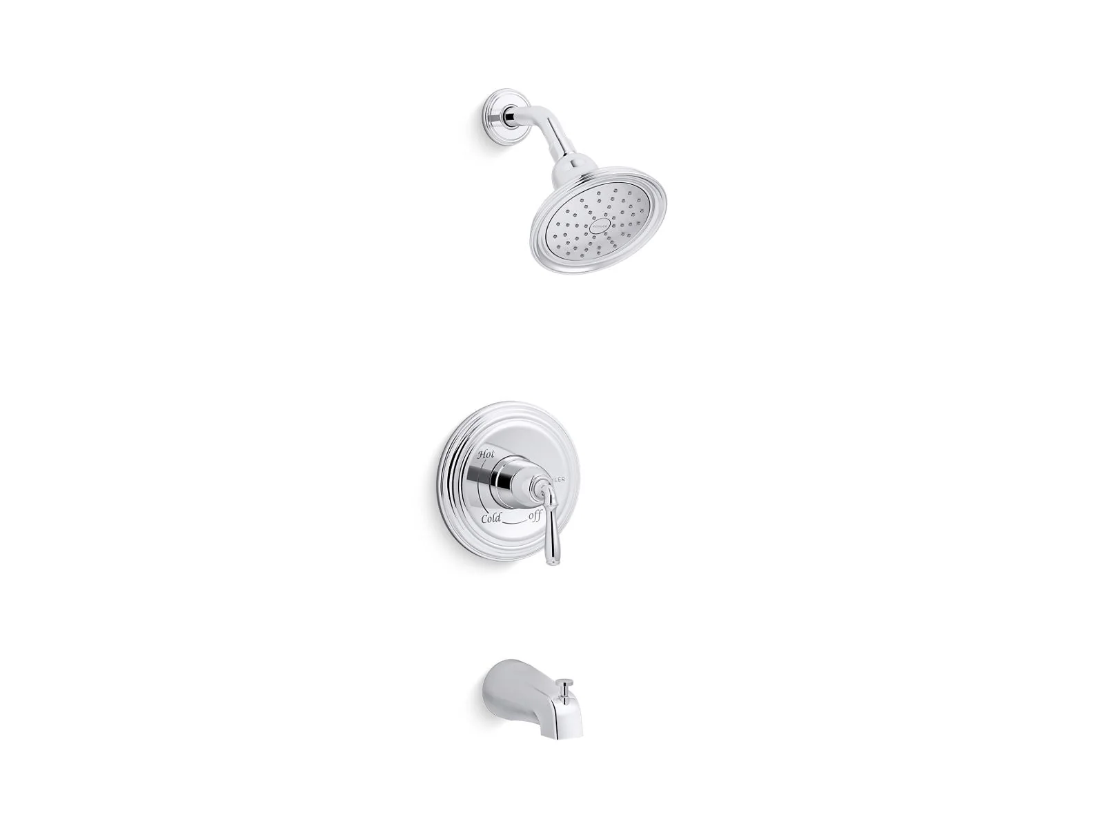 KOHLER K-TS395-4G Devonshire Rite-Temp bath and shower trim kit, 1.75 gpm, NPT spout - Image 3